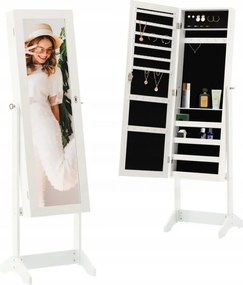 Skrinka na šperky so zrkadlom 41,5 x 36,5 x 147 cm