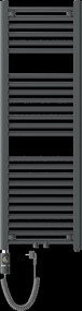 Mexen Mars, elektrické vykurovacie teleso 1200 x 400 mm, 600 W, antracitová, W110-1200-400-2600-66