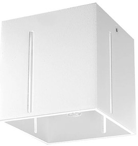 Stropné svietidlo Pixar, 1x biele kovové tienidlo