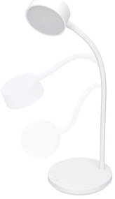 Solight WO3000-W - LED Stmievateľná stolná lampa LED/4,5W/5V 3000/4000/6500K biela