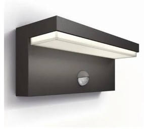 Philips - LED Vonkajšie nástenné svietidlo so senzorom BUSTAN LED/3,8W/230V IP44 P5969