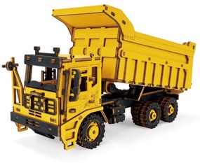 Robotime Rokr 3D dřevěné puzzle Nákladní auto - sklápěč 225 ks