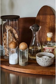 Soľnička a korenička Sagaform Oval Oak