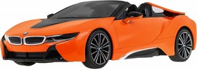 BMW i8 Roadster oranžový RASTAR model 1:12 Auto na diaľkové ovládanie + 2,4 GHz diaľkové ovládanie