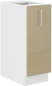 Dolná kuchynská skrinka Lavera 30 D CARGO BB (korpus: biela + front: lesk cappucino). Akcia -6%. Vlastná spoľahlivá doprava až k Vám domov. 1134545