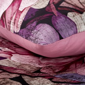 MAKOSATÉNOVÉ OBLIEČKY REINA35 200X220 CM, 2KS 70X80 CM KVETY