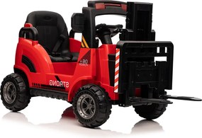 LEAN CARS Akumulátorový vysokozdvižný vozík WH101 červený