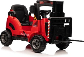 LEAN CARS Akumulátorový vysokozdvižný vozík WH101 červený