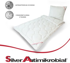Áčko a.s. Ružomberok Certifikovaný antialergický vankúš Silver Antimikrobial®, Vyberte rozmer 50 x 70 cm