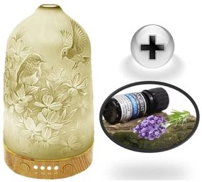 LED aroma difuzér ceramic lampa EDEN+