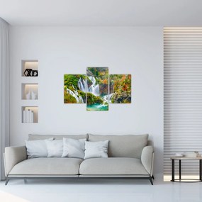 Obraz - Národný park Plitvické jazerá (90x60 cm)