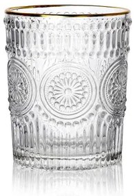 Pohár BARREL so zlatým okrajom AW21 998786 300 ml