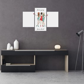 Obraz - Forever young, forever drunk (90x60 cm)