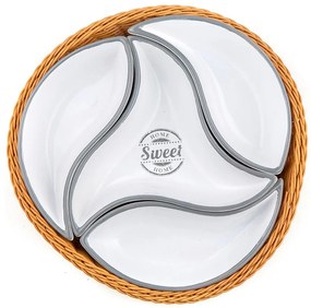 Misky v košíku Sweet Home 23 cm 60337092