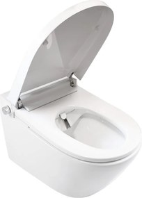 Mereo Mereo, WC s integrovaným elektronickým bidetom, RIMLESS, 592x380x430 mm, keramické, so sedátkom, MER-VSD110S2