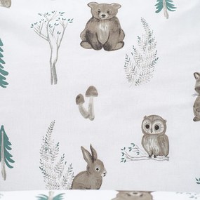 4Home Bavlnené obliečky Forest Friends, 140 x 200 cm, 70 x 90 cm