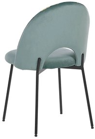Set 2 ks. jedálenských stoličiek CAVEL (látka) (zelená). Vlastná spoľahlivá doprava až k Vám domov. 1018789