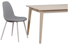 Matne lakovaný dubový jedálenský stôl Rowico Mimi, 180 x 90 cm