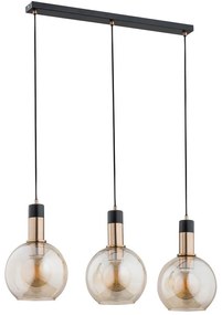 Luster na lanku MAYA 3xE27/60W/230V mosadz