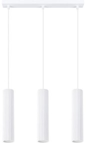 Sollux SL.1537 - Luster na lanku KARBON 3xGU10/10W/230V biela
