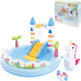 Detské vodné ihrisko Intex 56148NP - hrad s jednorožcom
