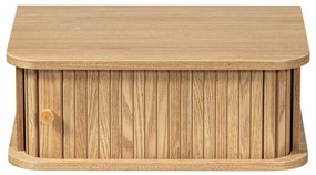 Závesný nočný stolík v dekore borovice v prírodnej farbe Jena – WOOOD