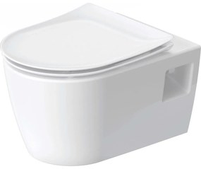 DURAVIT Soleil by Starck závesné WC s HygieneFlush (rotačný oplach), s hlbokým splachovaním, 370 x 540 mm, biela, s povrchom HygieneGlaze + sedátko so sklápacou automatikou (SoftClose), biela, 45860920A1