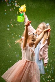 Fru Blu – Prístroj na bubliny z mydlovej vody v tvare kvetu