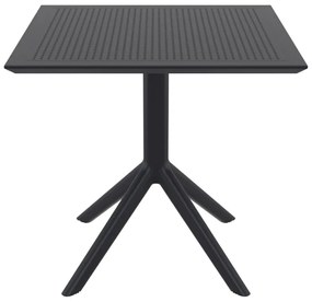 Stôl Sky 80 - v74 x 80 x 80 cm - Čierna