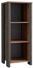 Regál Symmach 2P Old-Wood Vinteage/betón