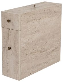 Kúpeľňová skrinka MELODY, dekor béžového mramoru