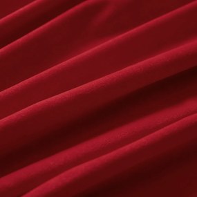 Biante Zamatový štvorcový obrus Velvet Prémium SVP-038 Sýto červený 130x130 cm