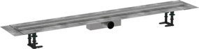 Hansgrohe RainDrain Compact sprchový žľab 120 cm kartáčovaná nerez mat 56184800