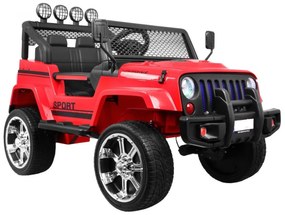 RAMIZ ELEKTRICKÉ AUTÍČKO RAPTOR DRIFTER 4x4 OFF ROAD ČERVENÁ  4x45W - 12V / 10Ah - 2023