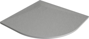 Mexen Bert polkruhový sprchový kút SMC 80 x 80 cm, šedý - 4KR618080