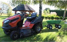 CH Čierny záhradný vyklápací vozík Fury - 75l