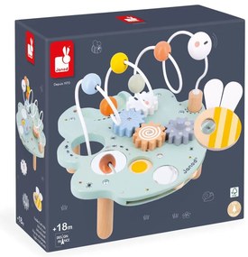 Sweet Cocoon - Drevený motorický stolček s aktivitami - List