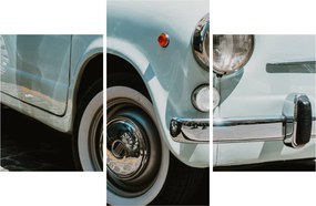 Obraz - Retro auto Fiat (90x60 cm)