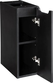 Závesná skrinka pod umývadlo Nova s doskou 120 cm dub coast evoke/čierna
