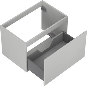 Mexen Orio, kúpeľňová skrinka 70 cm, 1 zásuvka, sivá matná, 91A10-07047-1-BF62