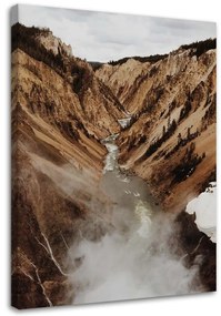 Obraz na plátně Horská příroda - 60x90 cm