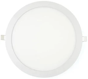 BERGE LED panel kruhový - 300x300x17mm vstavaný - 24W - 230V - 1900Lm - teplá biela