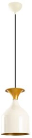 Luster na lanku SIVANI 1xE27/40W/230V biely/medený