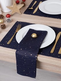 Lurexová Vianočná servítka Trblietavá elegancia - 40 × 40 cm