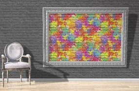 Papírové tapety na zeď Freestyle L33505, rozměr 0,53 x 10,05 m, cihlová stěna růžovo-žlutá, Ugépa