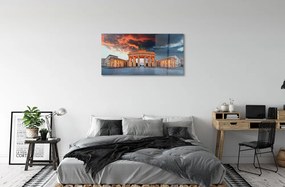 Sklenený obraz Nemecko Brandenburg Gate 120x60 cm