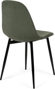 Noela Jedálenský set GYRUS 120 hnedý + 4x stolička MARIE zelená