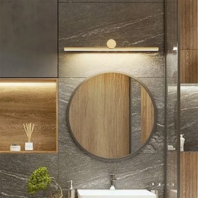 Toolight Toolight, LED nástenné svietidlo 40cm 6W 4000K APP1344-W, zlatá lesklá, OSW-02434