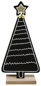 Vianočná dekorácia stromček KL-21X14 čierny
