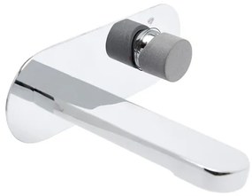 Umývadlová batéria SAT Fusion vrátane podomietkového telesa betón SATBSFU101B, 1 ks